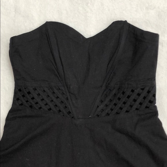 Urban Outfitters Sparkle & Fade Strapless Dress - Picture 2 of 5